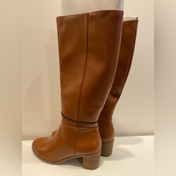 Universal Thread, Sz 9.5, Tall Brinley Cognac Boots - NWT - Picture 4 of 11